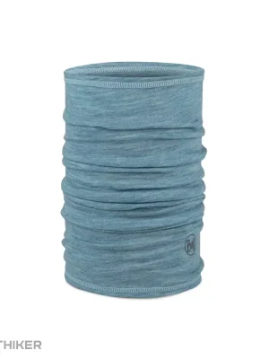 Levný BUFF Merino Lightweight dětský nákrčník, solid pool