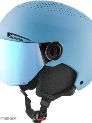 ALPINA ZUPO VISOR Q-LITE dětská přilba, smoke/blue matt/blue Bezpečná Platba