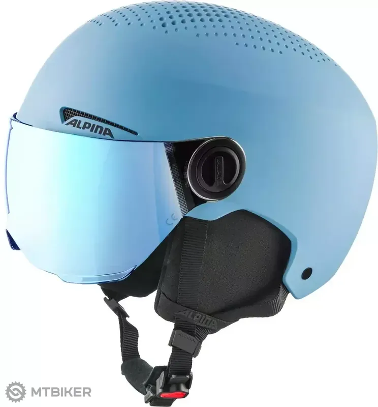 ALPINA ZUPO VISOR Q-LITE dětská přilba, smoke/blue matt/blue Bezpečná Platba
