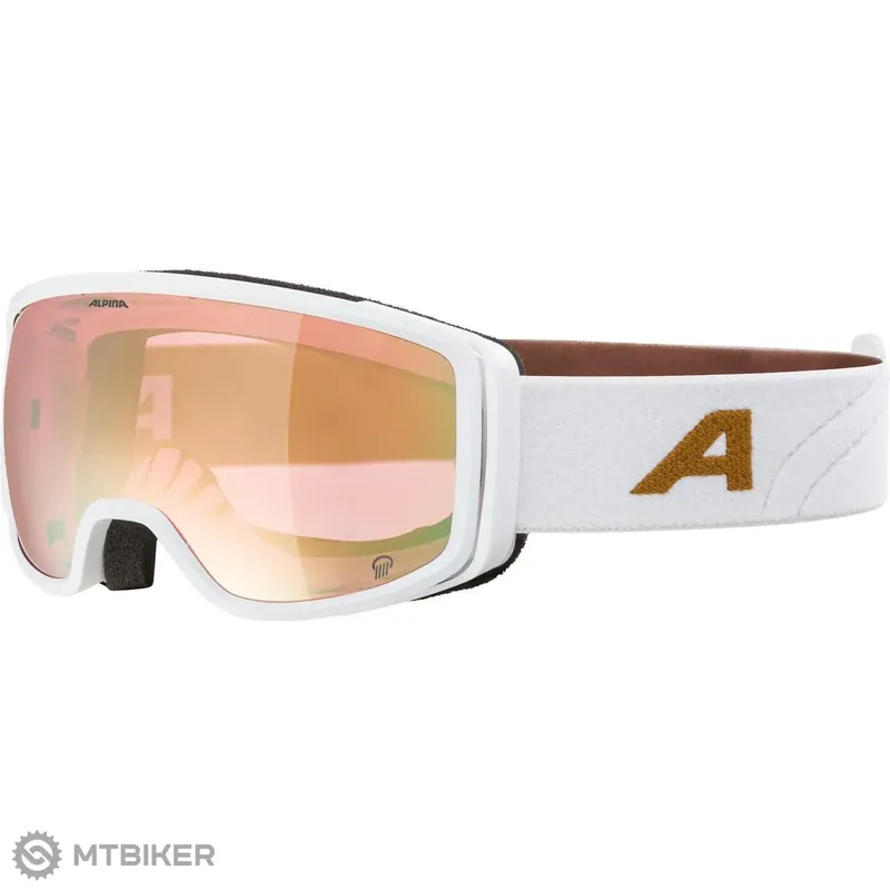 Vysoce Kvalitní ALPINA BIVIO Q brýle, white/gold matt