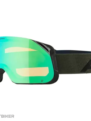 ALPINA BLACKCOMB Q brýle, black/olive matt/green Autentický
