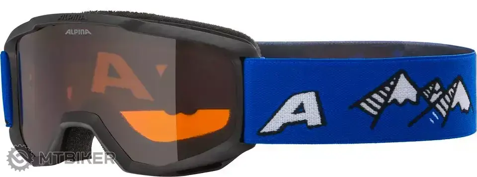 Sleva ALPINA PINEY dětské brýle, black blue matt/orange