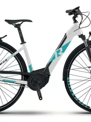 Výprodej Raymon CityRay E 7.0 8G Nexus CB 28 elektrokolo, white/black/blue