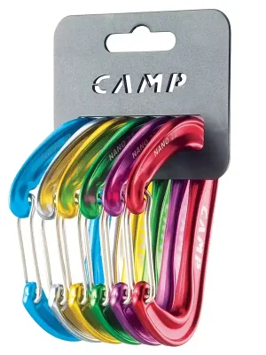 Značkový CAMP set karabin Nano 22 Rack Pack 6pcs