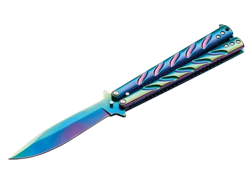 Böker nůž Magnum Balisong Rainbow 06EX401 Značkový
