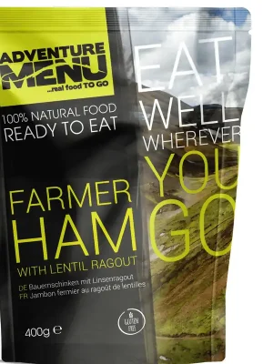 Adventure menu Farmářská šunka s čočkovým ragú 400g Nízká Cena
