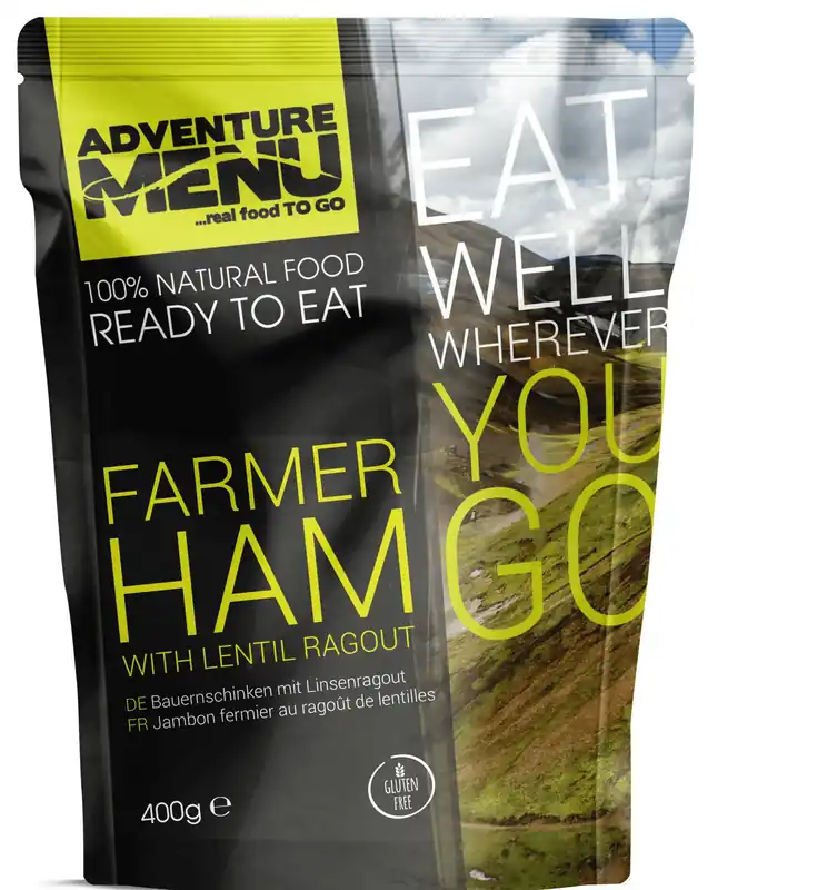 Adventure menu Farmářská šunka s čočkovým ragú 400g Nízká Cena