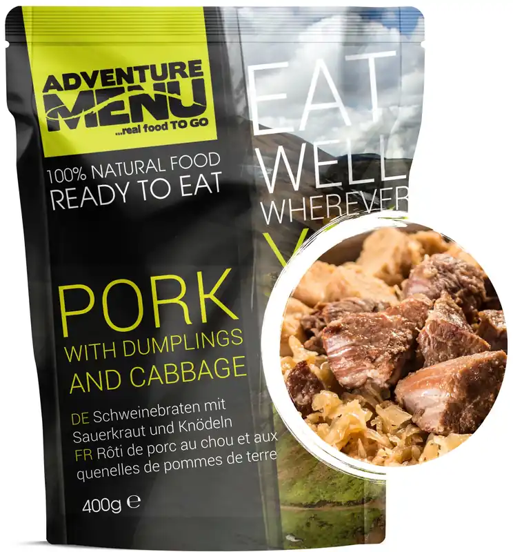 Hit Sezóny Adventure menu Vepřové s knedlíkem a se zelím 400g