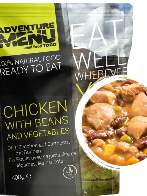 Adventure menu Kuřecí po zahradnicku s fazolemi 400g Vrácení Zdarma