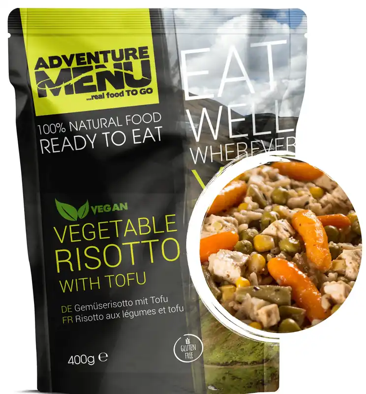 Aktuální Adventure menu Zeleninové rizoto s tofu 400g