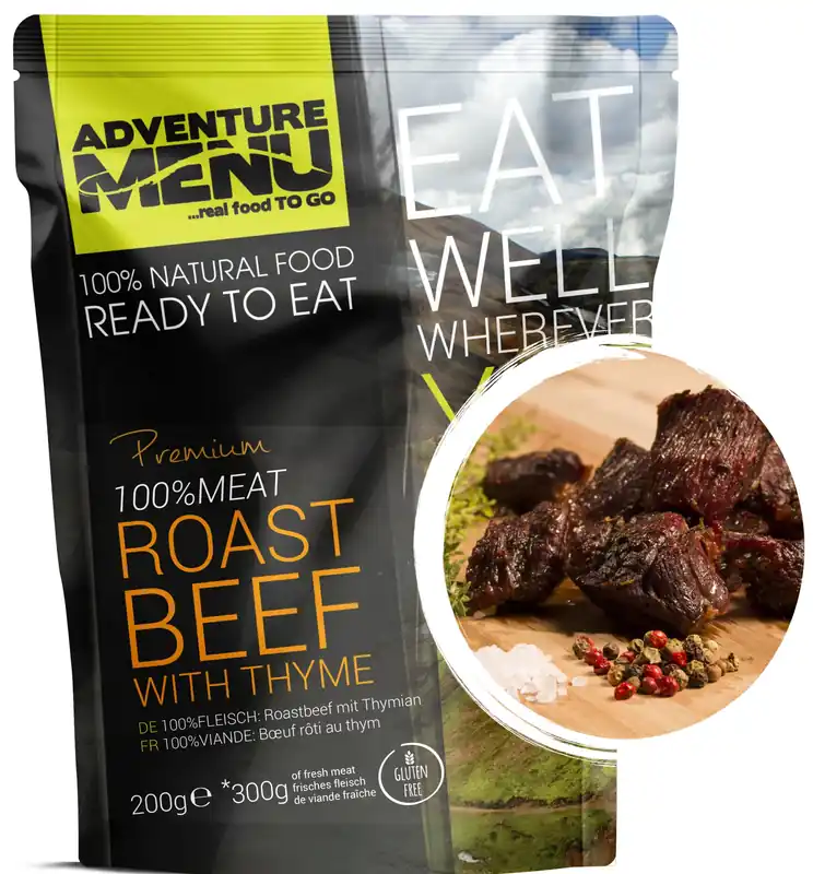 Značkový Adventure menu Pečené hovězí na tymiánu 200g