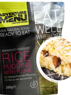 Adventure menu Rýžový nákyp se švestkama 250g Nejlepší Cena