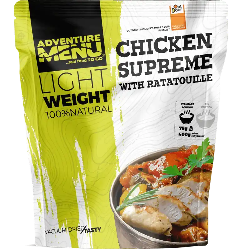 Tovární Cena Adventure menu Kuřecí supreme s ratatouille 75g standard porce