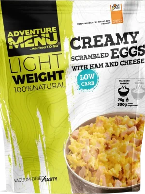 Novinka Adventure menu Krémová míchaná vajíčka se šunkou a sýrem 75g standard porce
