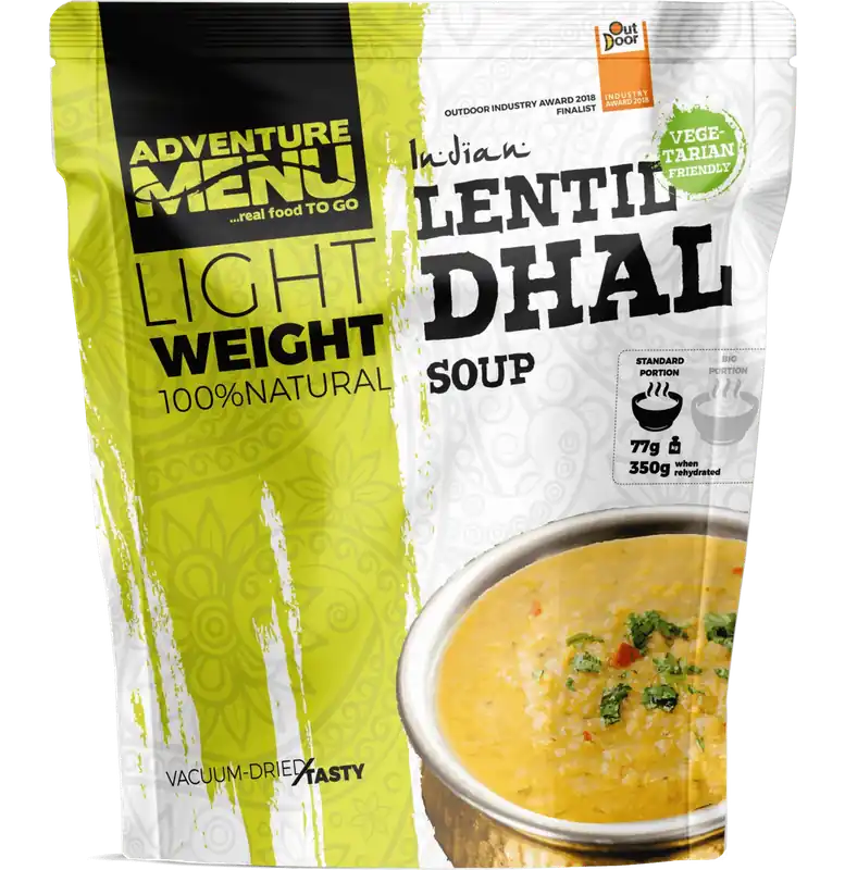 Ověřený Adventure menu Čočkový dhal 115g velká porce