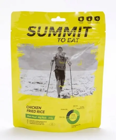 Nakupujte Hned Summit to eat Smažená rýže s kuřecím masem velká porce 202g nakup jídlo min. za 2000Kč, použij kod "jidlo10" a získej slevu 10%