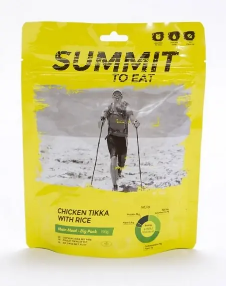 Summit to eat Kuře Tikka s rýží velká porce 190g nakup jídlo min. za 2000Kč, použij kod "jidlo10" a získej slevu 10% Sleva