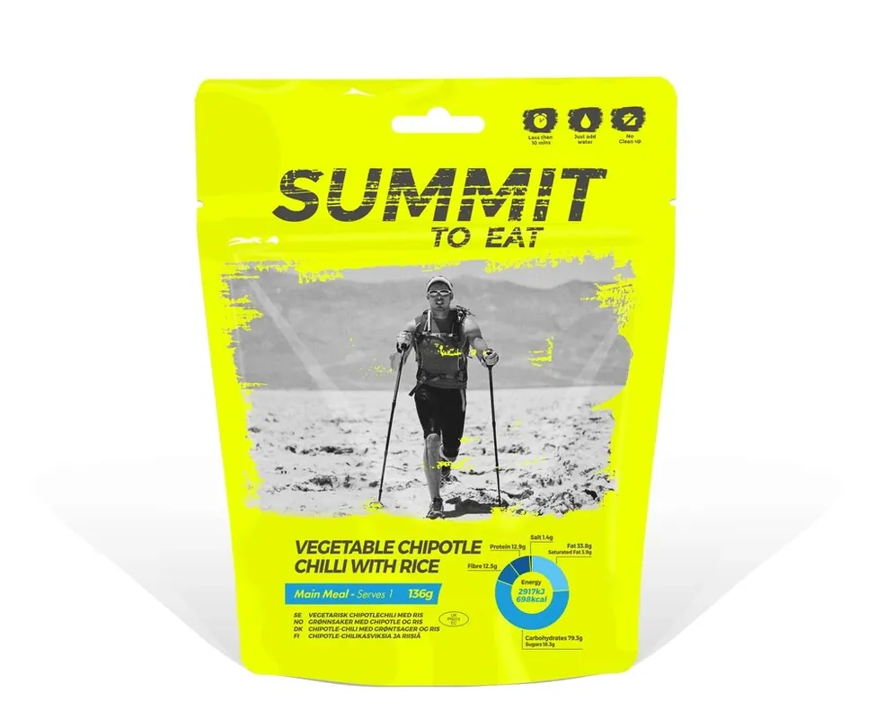 Summit to eat Vegetariánské Jalapeno s rýží malá porce 136g nakup jídlo min. za 2000Kč, použij kod "jidlo10" a získej slevu 10% Akční Cena