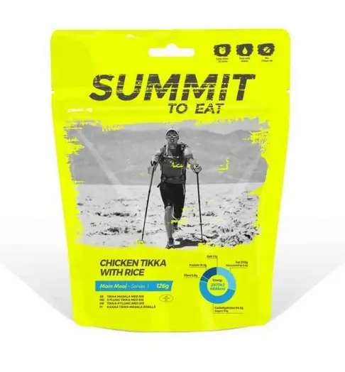 Summit to eat Kuře Tikka s rýží malá porce 126g nakup jídlo min. za 2000Kč, použij kod "jidlo10" a získej slevu 10% Cenově Výhodný