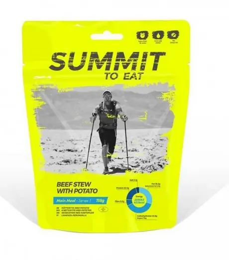 Summit to eat Dušené hovězí ve vlastní šťávě s bramborem malá porce 118g nakup jídlo min. za 2000Kč, použij kod "jidlo10" a získej slevu 10% Aktuální