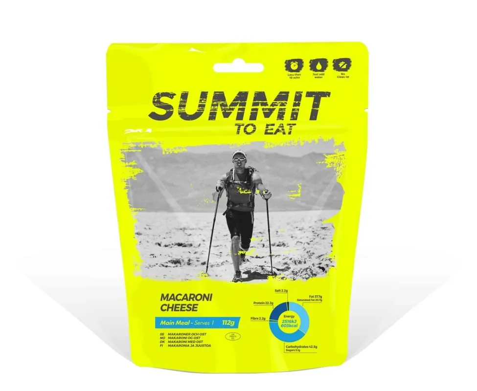 Summit to eat Makarony se sýrem malá porce 112g nakup jídlo min. za 2000Kč, použij kod "jidlo10" a získej slevu 10% Nízká Cena