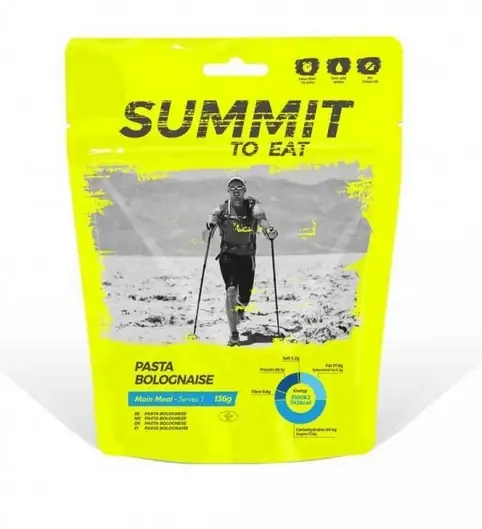 Summit to eat Boloňské těstoviny malá porce 130g nakup jídlo min. za 2000Kč, použij kod "jidlo10" a získej slevu 10% Cenová Bomba