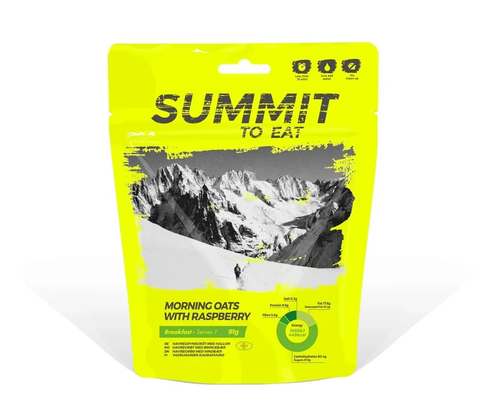 Summit to eat Ovesná kaše s malinami 91g nakup jídlo min. za 2000Kč, použij kod "jidlo10" a získej slevu 10% Aktuální