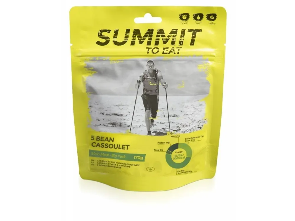 Horká Nabídka Summit to eat Fazolový kotlík velká porce 170g nakup jídlo min. za 2000Kč, použij kod "jidlo10" a získej slevu 10%
