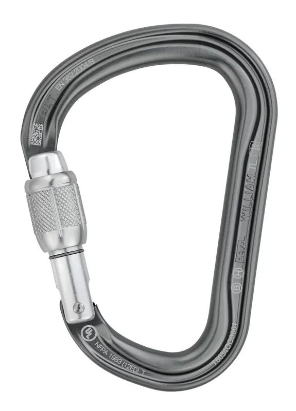 Petzl Karabina William Screw-Lock Must-Have
