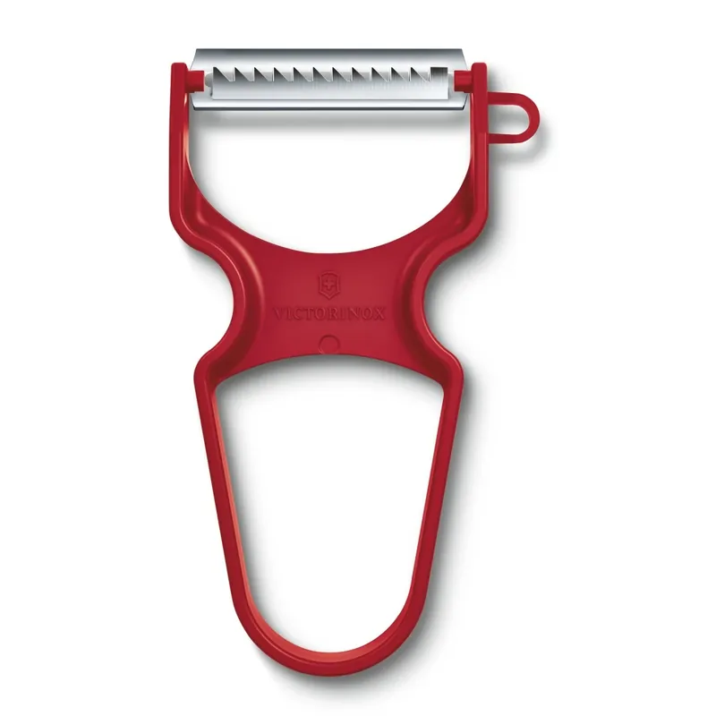 Zlevněný Victorinox Škrabka Rapid plastová, ostří julienne, červená