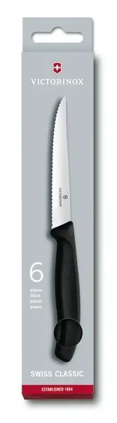 Victorinox Steakový nůž plast černý Akční Nabídka