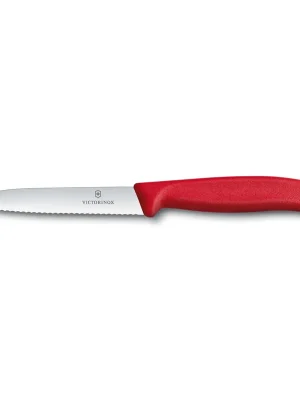 Expresní Doručení Victorinox Nůž na zeleninu 10 cm plast červený