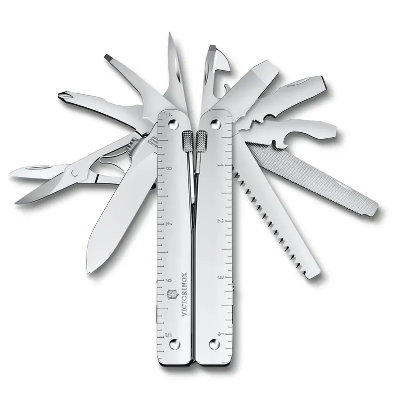 Víkendová Akce Victorinox Nástroj Swiss Tool MX, silver, in nylon pouch