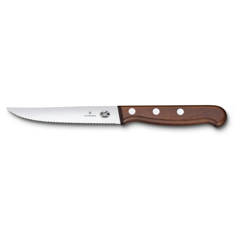 Nejlepší Cena Victorinox Nůž Steak knife-set, processed maple, wavy, 12cm, 2 pcs gift box
