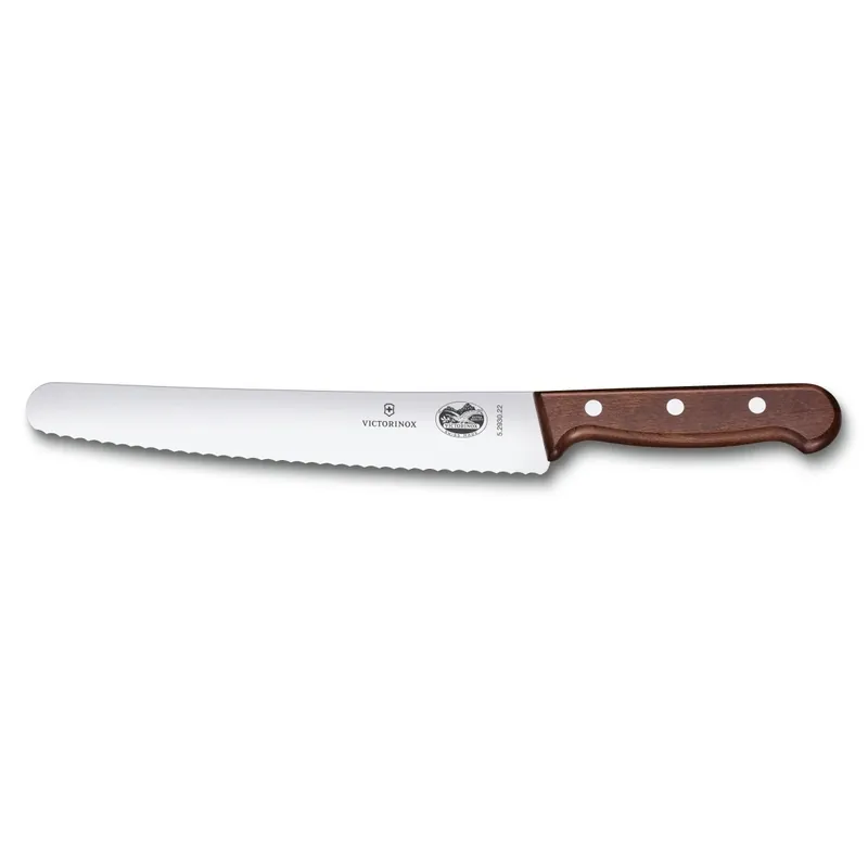 Autentický Victorinox Nůž Bread- and pastry knife, processed maple, 22cm, gift box