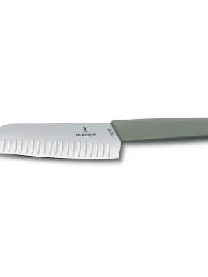 Cenově Výhodný Victorinox Nůž Santoku 17 cm, Swiss Modern, olivový