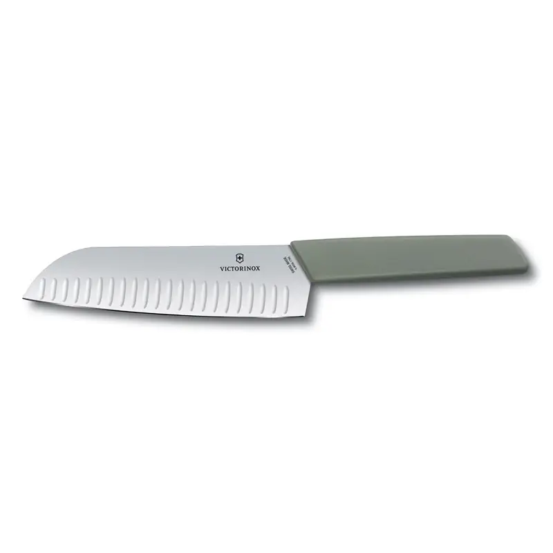 Cenově Výhodný Victorinox Nůž Santoku 17 cm, Swiss Modern, olivový