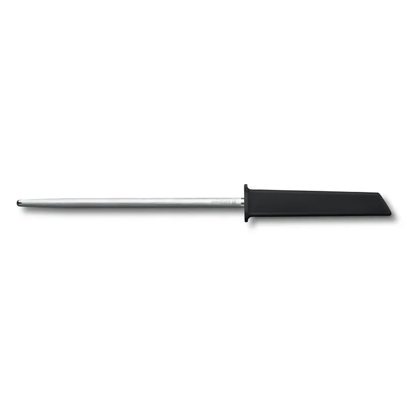 Akce Victorinox Ocílka Swiss Modern, honing steel. 23cm, medium-fine cut, round, black