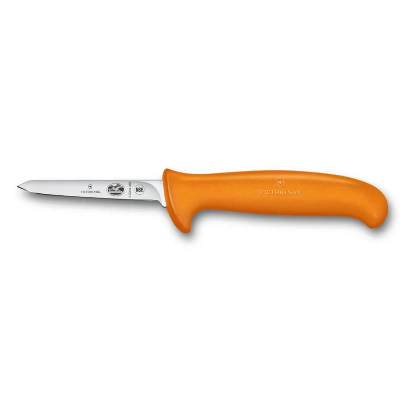 Dokud Zásoby Vydrží Victorinox Nůž Fibrox Poultry Knife, orange, small, 8 cm