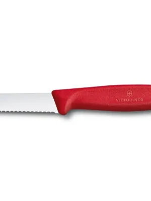 Výprodej Victorinox Nůž na zeleninu 8cm plast červený