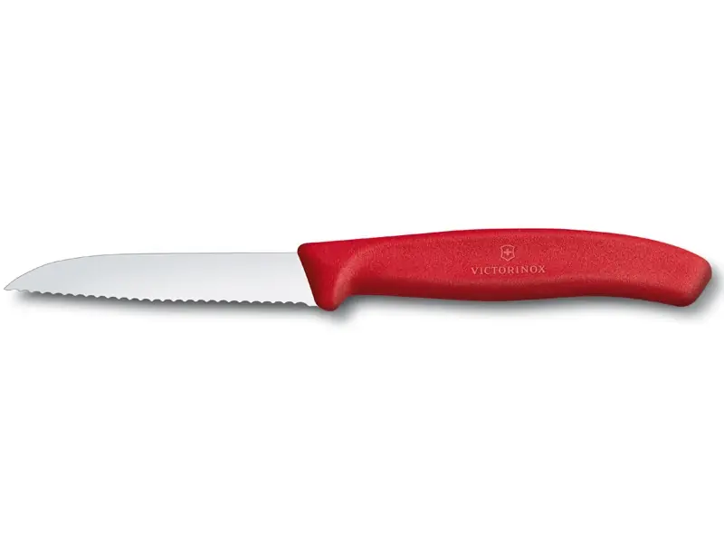 Výprodej Victorinox Nůž na zeleninu 8cm plast červený