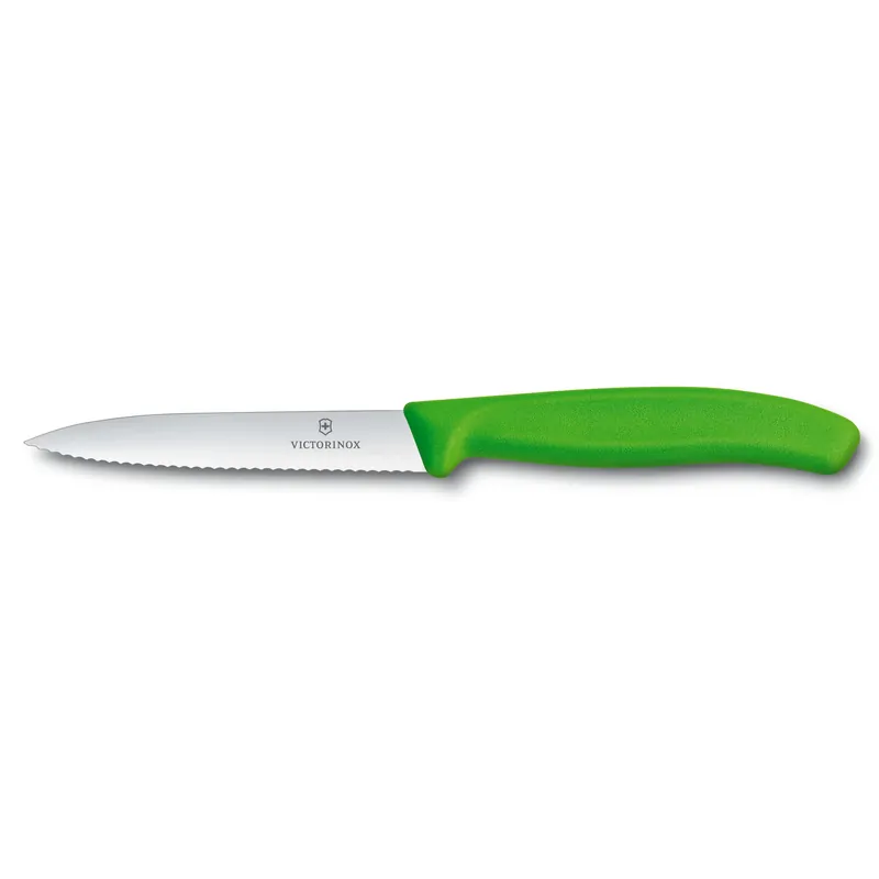 Cenově Výhodný Victorinox Nůž na zeleninu 10 cm plast, zelený