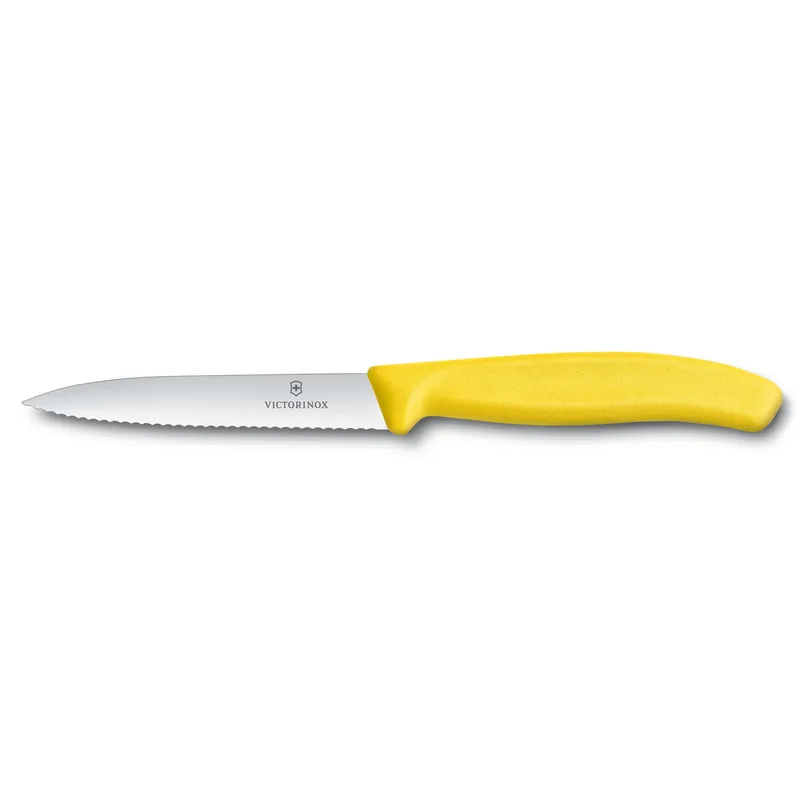 Aktuální Victorinox Nůž na zeleninu 10 cm plast, žlutý