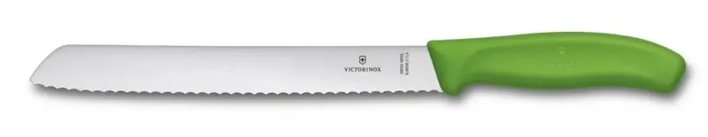 Bezpečná Platba Victorinox Nůž na chleba 21cm plast,zelený,blist