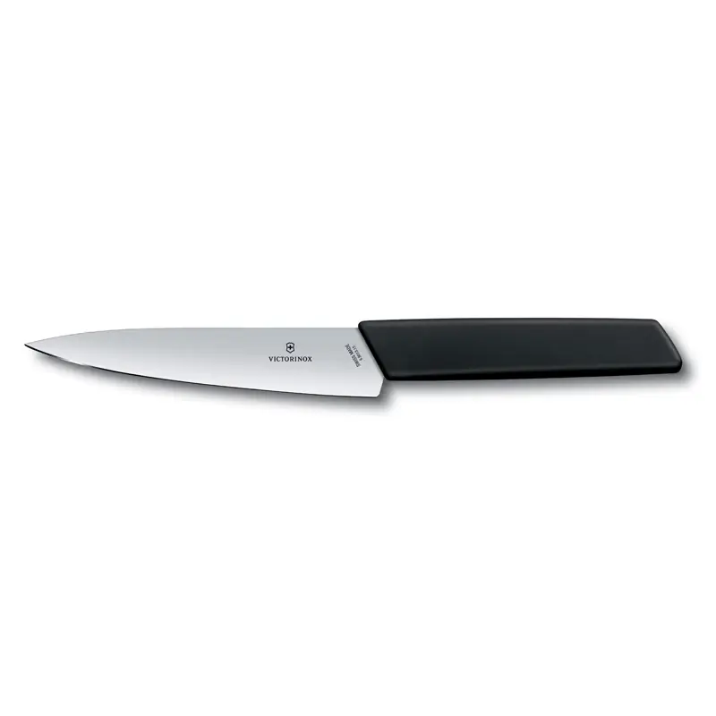Victorinox Kuchyňský nůž 15 cm,Swiss Modern, černý Levný