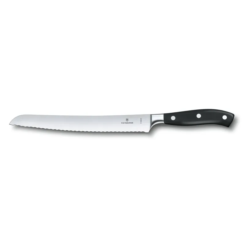 Top Prodej Victorinox Nůž Grand Maitre na pečivo, Forged, 23 cm, Wavy edge