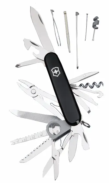 Výprodej Victorinox SWISS CHAMP černý