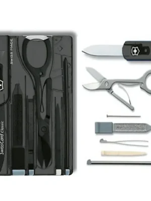 Expresní Doručení Victorinox SwissCard multifunkční karta 10v1 černá