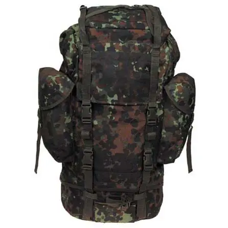 Nová Kolekce MFH BW nepromokavý batoh vzor Flecktarn 65L