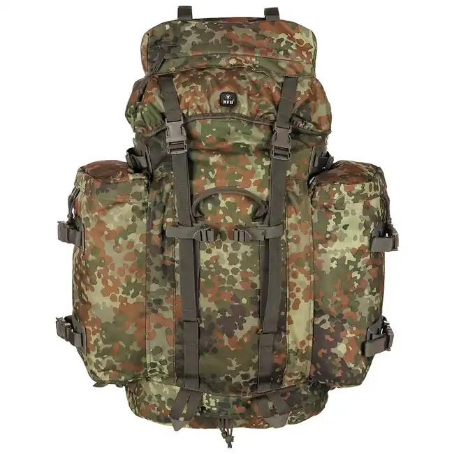 MFH BW Batoh Mountain vzor Flecktarn 80L Finální Výprodej
